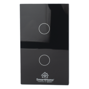 SMARTHOME BY EPCOM SHS212Z – Interruptor Inteligente / 2 Circuitos / ZigBee / 800 W por Canal / 100-250 V / 120 mm x 72 mm