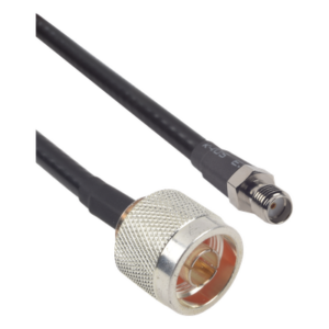 EPCOM INDUSTRIAL SN-240UF-SMAH-60 – Cable Coaxial LMR-240 / 60 cm (1.97 ft) / Conector N Macho a SMA Hembra / RG-8/U
