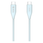 EZVIZ AK-PAC24S-B-1.5M – Cable de Carga USB-C / 240W / Transferencia 480 Mbps / Tecnología GaN / Silicona No Tóxica / 1.5 m (4.9 ft)