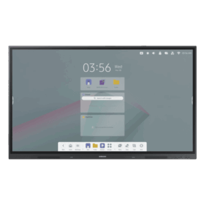 SAMSUNG ELECTRONICS WA75FA – Pantalla Interactiva / 75" / 4K UHD 3840x2160 / Táctil IR 8 ms / Brillo 400 nits / Android 14 EDLA / Wi-Fi y Bluetooth / VESA 800x400