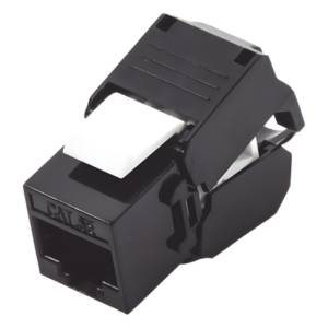 LINKEDPRO BY EPCOM LP-KJ-516-TTBK – Módulo Jack Keystone / Cat5e / Toolless / Terminación 180° / UTP / 1 Puerto / Color Negro