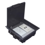 THORSMAN TH-CP-2M – Caja de Piso / 2 Módulos Universales / ABS y Acero Galvanizado / 1.957 kg / EIA/TIA-569-A