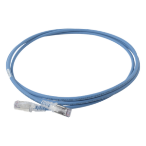 SIEMON SP6A-S07-06 – Patch Cord Cat6A Blindado S/FTP / 28 AWG / 2.13 m (7 ft) / Diámetro 5.5 mm / Color Azul