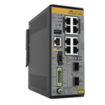 ALLIED TELESIS AT-IE220-10GHX-980 – Switch Industrial Ethernet / 8 Puertos PoE++ Gigabit / 2 Puertos SFP+ 10G / Layer 2+ / -40°C a 75°C / Sin Ventilador
