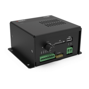 ECCO PRMAMP – Amplificador de Voz Programable / 5 Mensajes Personalizables / Entrada XLR y Jack 6.3 mm / Salida Balanceada / Ganancia Ajustable / Indicadores LED