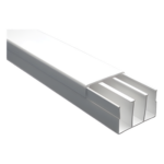 THORSMAN TEK-62-ST – Canaleta con tapa / PVC autoextinguible / 40 x 62 mm / 2.5 m (8.2 ft) / Blanco / NOM-001-SEDE-2005