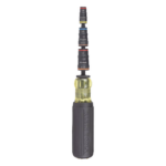 KLEIN TOOLS 32910 – Juego de Dados Girados / 7 en 1 / Resistentes al Impacto / 6 Tamaños Hexagonales / Mango Cushion-Grip