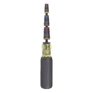 KLEIN TOOLS 32910 – Juego de Dados Girados / 7 en 1 / Resistentes al Impacto / 6 Tamaños Hexagonales / Mango Cushion-Grip