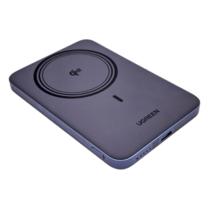 UGREEN 75984B – Power Bank Magnético Inalámbrico / 5000 mAh / USB-C 20W PD3.0 / Carga Inalámbrica 15W / Ultrafino 8.6 mm (0.3 in) / Carga Simultánea