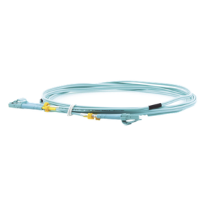UBIQUITI UOC-3 – Jumper de Fibra Óptica Multimodo LC-LC duplex 10 G, 50/125 OM3, Color Aqua, 3 Metros