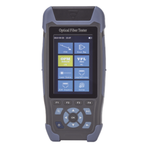 LINKEDPRO BY EPCOM LP-M-OTDR – Mini OTDR / Fibra Óptica Monomodo / 1310 nm y 1550 nm / Rango Dinámico 24 dB/22 dB / Distancia 64 km (39.77 mi) / VFL 10 mW / Pantalla 3.5" / 12 h Autonomía