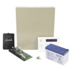 HONEYWELL HOME RESIDEO VISTA48LANTB8AH/6160RF – Kit de Panel de Alarma / 48 Zonas / 3 Particiones / Teclado Alfanumérico con Receptor Inalámbrico / Batería de Respaldo 12V 9Ah / Gabinete Metálico