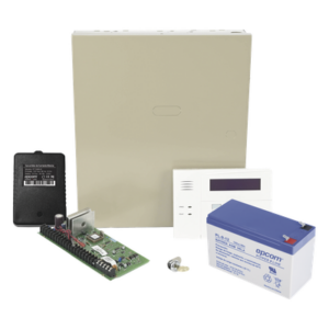 HONEYWELL HOME RESIDEO VISTA48LANTB8AH/6160RF – Kit de Panel de Alarma / 48 Zonas / 3 Particiones / Teclado Alfanumérico con Receptor Inalámbrico / Batería de Respaldo 12V 9Ah / Gabinete Metálico