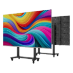 ABSEN X136-F – Pantalla LED All-In-One / 136 Pulgadas / Pitch 1.5 mm / COB / Full HD / Android 11 / Montaje Motorizado de Piso