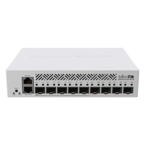 MIKROTIK CRS310-1G-5S-4S+IN – Cloud Router Switch / 1x GbE / 5x SFP / 4x SFP+ / 10G / 1U Rack
