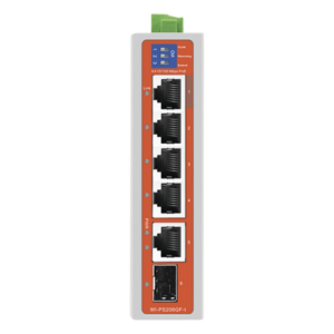 WI-TEK WIPS206GFIV2 – Switch Industrial PoE / 4 Puertos Fast Ethernet / 2 Uplink Gigabit / Alcance 250 m / Protección 6 kV