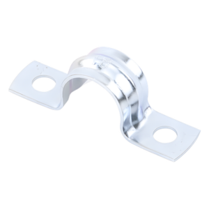 INDEX AB-PU-018 – Abrazadera Omega / Conduit 3/8" (9.52 mm) / Acero 0.9-1.2 mm / Carga 30 kg / Cincado 5 Micras