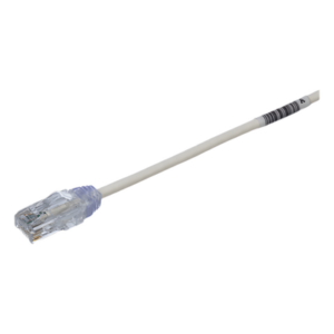 PANDUIT UTP28SP0.5M – Cable de Parcheo UTP Cat6 / 28AWG Diámetro Reducido / 0.5 m (1.64 ft) / LSZH / Blanco