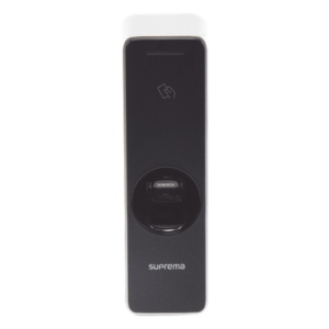 SUPREMA BEW2OAPB – Lector de Huella para Exterior / IP67 / IK09 / CPU Quad Core 1.2 GHz / 500,000 Usuarios / Multiformato RFID y Bluetooth / NFC
