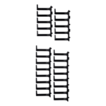 PANDUIT XG-FMS45B – Kit Dedos Gestión de Cables / Gabinetes 42-51 RU / Dedos 100 mm / Anchura Ajustable 600-800 mm / Puertas Traseras 80% Perforación / Conexión Eléctrica Sin Cables