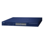 PLANET GSW-1601 – Switch / 16 Puertos Gigabit / 32 Gbps Switch Fabric / Modo Extendido 200 m (656 ft) / 1U Rack / 9,4 W