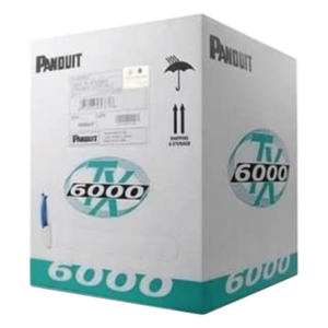 PANDUIT PUC6004WH-FE – Cable UTP / Cat 6 Mejorado / 23 AWG / 305 m (1000 ft) / 4 Pares / PVC CM / Reelex