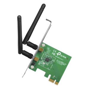 TP-LINK TL-WN881ND – Adaptador Inalámbrico PCI Express / Wi-Fi N 300 Mbps / MIMO 2x2 / Antena Desmontable 2 dBi / 2.4 GHz / Windows y Linux