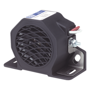 ECCO DF532 – Alarma de Reversa Vehicular / 102 dB(A) / 12-24 VDC / IP64 / SAE F / Tono Dual y Doble