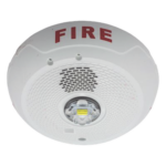SYSTEM SENSOR PC2WLED – Sirena con Estrobo LED / 2 Hilos / Techo / Candela Seleccionable 15-177 cd / Sincronización System Sensor Sync / Compatible SpectrAlert