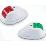 PERKO 0254-W00-DP1 – Set de Luces de Navegación Verticales / USCG 2 Millas Náuticas / Rojo y Verde / Hasta 20 m (65.6 ft) / LED 12 VDC / 8 W