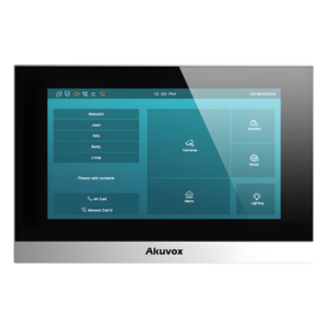 AKUVOX C313WB – Monitor IP Touch / Pantalla 7" / SIP / PoE / Wi-Fi 2.4GHz / VAD con Cancelación de Eco
