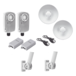 MIMOSA NETWORKS C6XPTPKIT4 – Kit de radios inalámbricos / 1.75 Gbps PtMP / 5.1-6.4 GHz / 25 dBi / IP67 / 492 pies de alcance