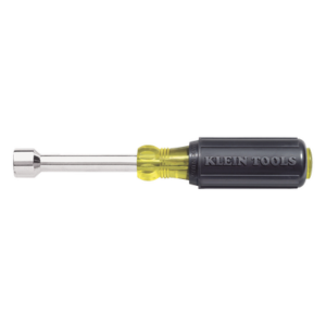 KLEIN TOOLS 630-5/16 – Desarmador de Caja / 5/16'' / Barra 7.6 cm (3 in) / Mango Cushion-Grip / Cromado / ASME/ANSI
