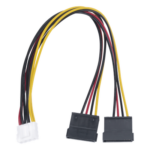 HIKVISION 101-502-385 – Cable de Alimentación SATA / 25 cm / 0.82 pies / Compatible con DVR Hikvision y EPCOM