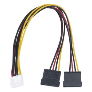 HIKVISION 101-502-385 – Cable de Alimentación SATA / 25 cm / 0.82 pies / Compatible con DVR Hikvision y EPCOM