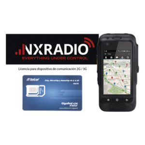 TELOX TE580PLUS-KIT-SIMTEL – Kit Radio LTE / IP67 Sumergible / Pantalla 3.1' Gorilla Glass / Audio 2W / Batería 3600 mAh / 2G 3G 4G WiFi Bluetooth