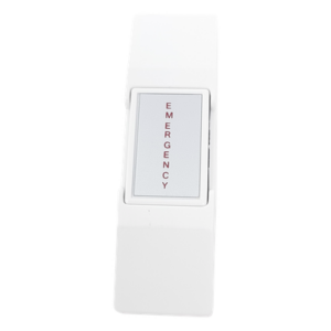 SFIRE SF12EMG – Botón de Pánico / Contacto Momentáneo N/O y N/C / 0.5A a 12 VDC / Terminales de Tornillo / 23 x 75 x 15 mm