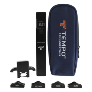TEMPO FI-100-KIT – Identificador de Tráfico para Fibra Activa / Detección de Potencia y Dirección / Pérdida <0.5 dB / Compatible con Fibras Comunes y Planas