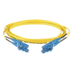 PANDUIT F92ERLNLNSNM002 – Jumper de Fibra Óptica / Monomodo OS2 9/125 / LC-LC Dúplex / OFNR Riser / 2 m (6.56 pies) / Amarillo