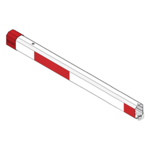 DKS DOORKING 1601-555 – Brazo Octagonal para Barrera Vehicular / Aluminio 4.26 m (14 ft) / Reflectantes Integrados / Compatible Iluminación Rojo-Verde / Diseño Modular