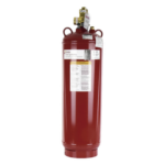 KIDDE 45-550351-001 – Cilindro con Válvula para Sistema de Extinción / 350 lb (158.7 kg) / Válvula 2" con Indicador de Nivel / UL Listed y FM Approved / USCG Approved