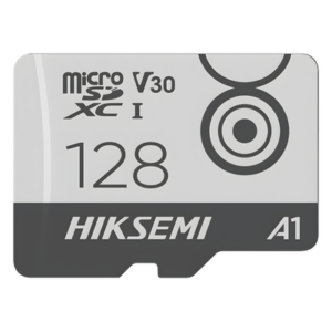HIKSEMI by HIKVISION HS-TF-M1/128G – Tarjeta MicroSD / 128 GB / Lectura 100 MB/s / Escritura 90 MB/s / Clase 10 U3 V30 / TLC NAND / Videovigilancia Móvil 24/7 / -25°C a 85°C