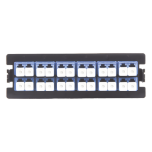 LINKEDPRO BY EPCOM LP-FO-LC-D12-SM – Placa Acopladora / 12 Acopladores LC Duplex / Fibra Monomodo / Compatible LP-ODF-8024