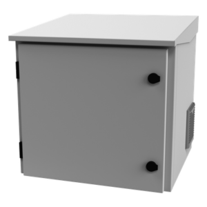 LINKEDPRO BY EPCOM LP-FORTE-09U-R3 – Gabinete de Exterior con Rack 19" / 9U / Ventiladores con Termostato Ajustable / Acero Galvanizado / Gabinete Armado