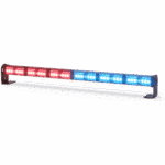 ECCO MTS626MC-RABA – Barra de Luces LED / 26.7 Pulgadas / Rojo/Azul/Ámbar / IP67 / Montaje Ultradelgado 1.6 Pulgadas / Flechas de Tráfico y Escena