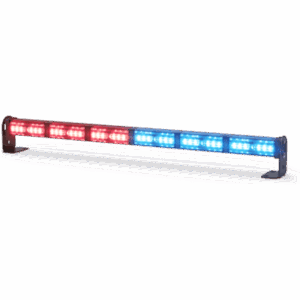 ECCO MTS626MC-RABA – Barra de Luces LED / 26.7 Pulgadas / Rojo/Azul/Ámbar / IP67 / Montaje Ultradelgado 1.6 Pulgadas / Flechas de Tráfico y Escena