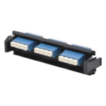 SIEMON RIC-F-LCU12-01C – Placa Acopladora de Fibra Óptica / 12 Fibras Monomodo / 6 Conectores LC/UPC Duplex / Diseño Quick-Pack / Alta Densidad / Azul