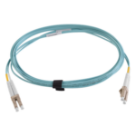 SIEMON FJ2-LCLC5L-03AQ – Jumper de Fibra Óptica / Multimodo 50/125 OM3 / LC-LC Duplex / OFNR / Aqua / 3 m (9.84 ft)