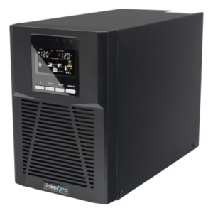 LINKEDPRO BY EPCOM LP1KOLT – UPS Online Doble Conversión / 1000 VA / 900 W / Rack-Torre 2U / Onda Senoidal Pura / 3 Salidas NEMA 5-15R / AVR Boost y Buck