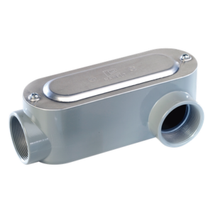 RAWELT OLL-2987C – Caja de Registro Ovalada / Tipo LL / 1/2" (12.7 mm) / Aluminio Diecast / NPT / Hermética
